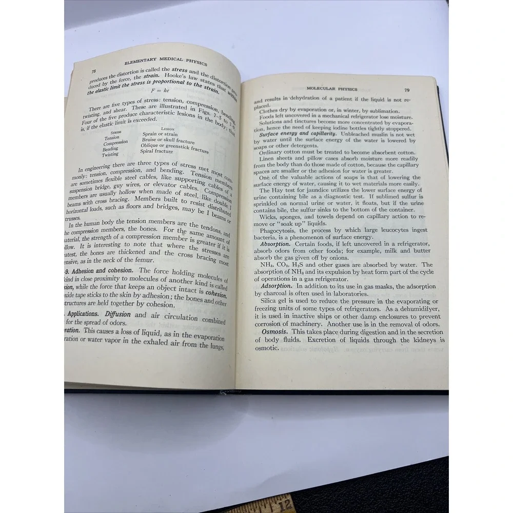 Elementary Medical‎ Physics Textbook, Macmillan, NY, 1947, Rice University